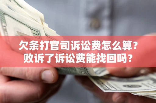 北京欠条打官司诉讼费怎么算？败诉了诉讼费能找回吗？