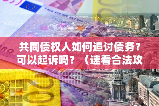 北京共同债权人如何追讨债务？可以起诉吗？（速看合法攻略）