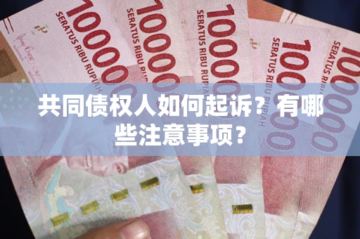 北京共同债权人如何起诉？有哪些注意事项？